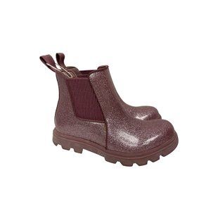 NEW! Native Kensington Treklite Pink Glitter Pull On  Boots Girl's Size 1